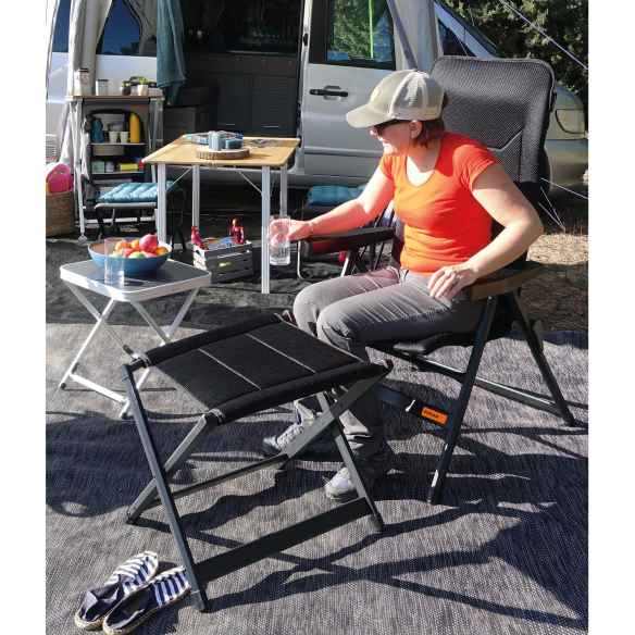 Repose pieds pour fauteuil Major Noir Premium Soplair RG-071880