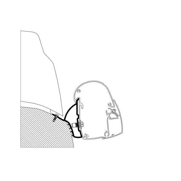 Adaptateur de stores Hymer Car 302 Thule RG-483143