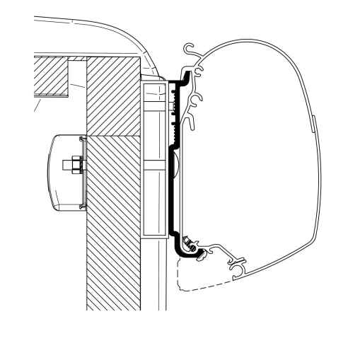 Adaptateur de stores Carado Sunlight Thule RG-484101