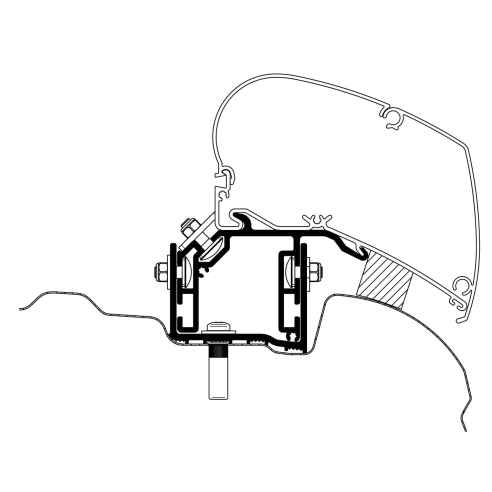 Adaptateur de store Crafter 2017 Thule RG-484195