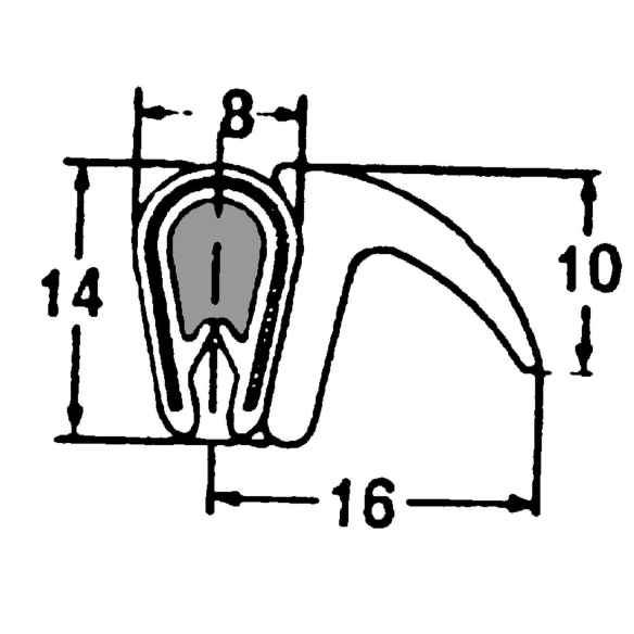 Profil à pince à lèvre cellulaire  RG-299556