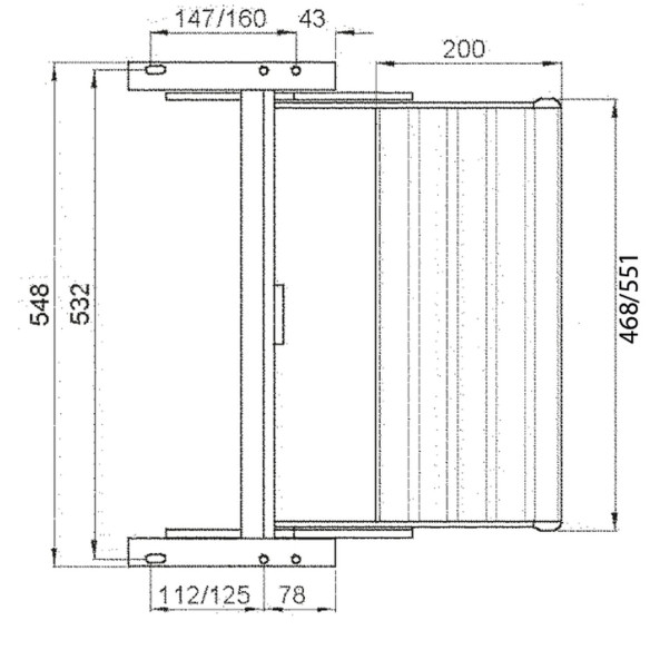 Marchepied manuel 550 Thule RG-091179