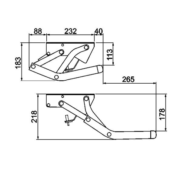 Marchepied manuel 550 Thule RG-091179