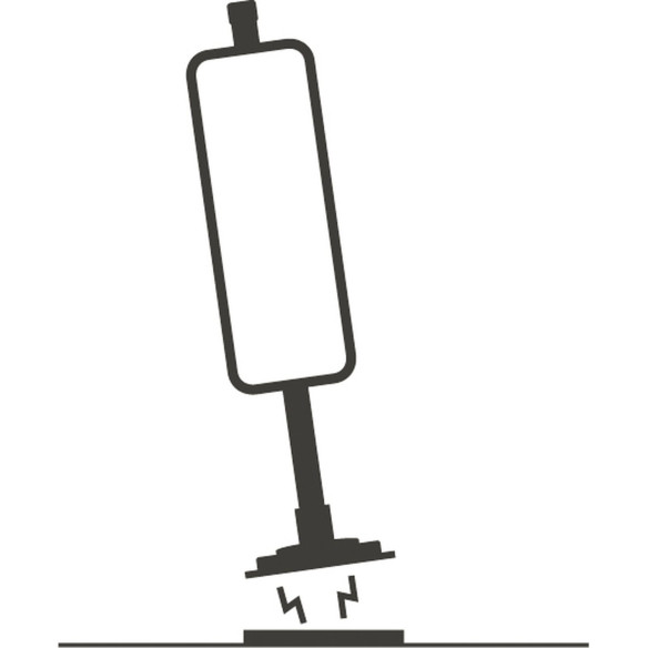 Mât aimanté + disque pour antenne Wi-fi longue Kuma RG-650331