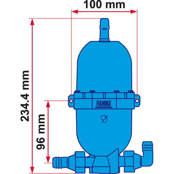 Vase d'expansion à membrane interne camping-car Fiamma RG-132221