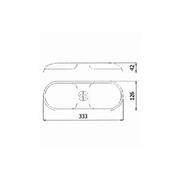 Plafonnier à LED double  RG-959607