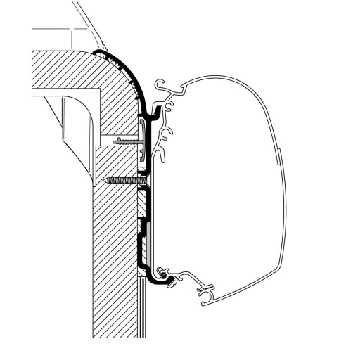 Adaptateur de stores Burstner Ixeo Thule RG-484181