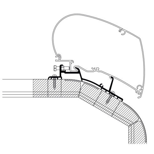 Adaptateur de stores LMC Explorer - Cruiser Thule RG-484125