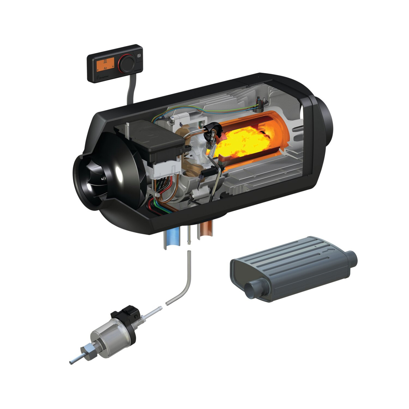 Chauffages au diesel Airtronic S2 et M2 - Just4Camper Eberspächer