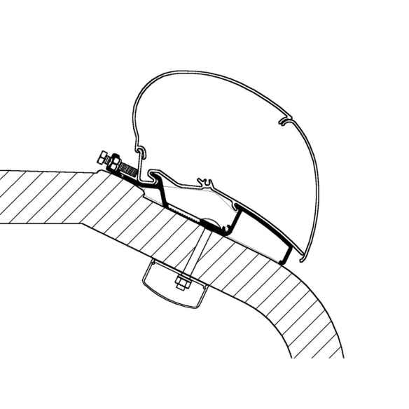 Adaptateur de stores LMC Liberty TI / TEC Thule RG-483189