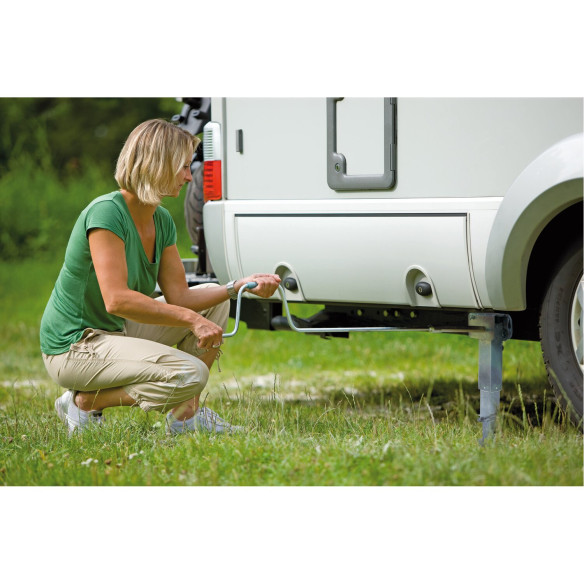 Vérin manuel arrière de stabilisation pour AMC Al-ko RG-501215