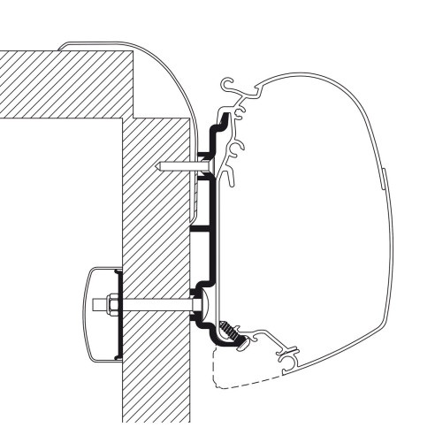 Adaptateur de stores Frankia Thule RG-484109