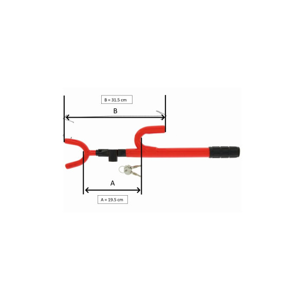 Barre antivol pour volant  RG-172137