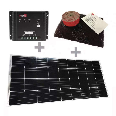 Pack Panneau solaire E-ssential Flat 130W + solaire  RG-BQLDQQ35