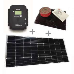 Panneau solaire plat Inovtech 110W avec contrôleur MPPT et presse-étoupe