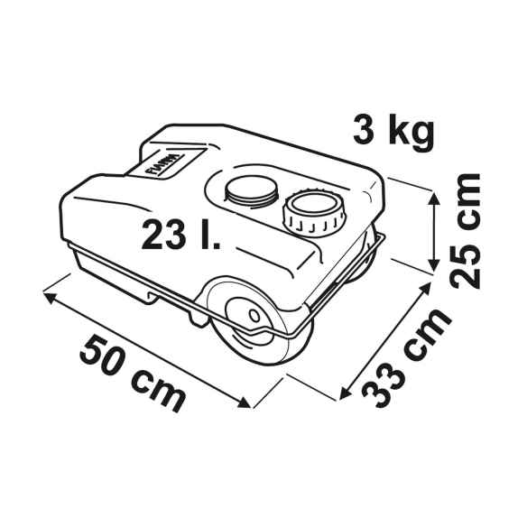 Modèle 23 W - Pour eaux usées Fiamma RG-311841