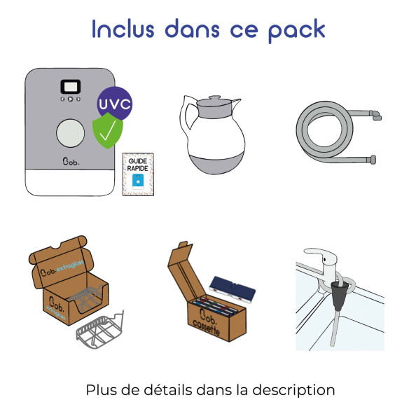 Mini lave-vaisselle Bob DANN TECH RG-621700