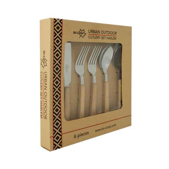 Ménagère de 6 couverts en bois Bo-camp RG-915545