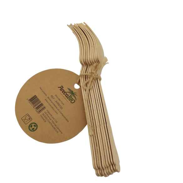 Lot de 10 fourchettes réutilisables ArecaBIO RG-915514