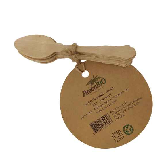 Lot de 10 cuillères réutilisables ArecaBIO RG-915534