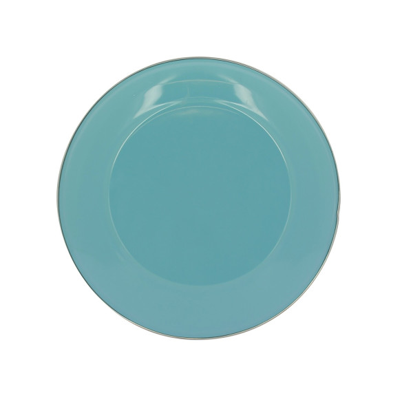 Lot de 4 assiettes en acier émaillé Incasa RG-915563