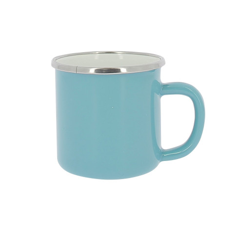 Lot de 2 mugs en acier émaillé Incasa RG-915573