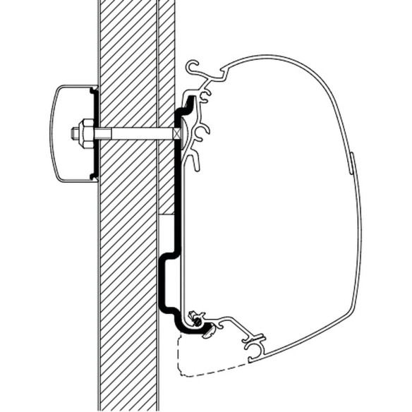 Adaptateurs Stores Eden Allegro pour Omnistore Thule RG-481181