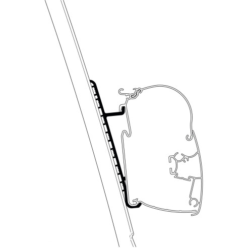 Adaptateur paroi ducato H3 Stores Omnistor Thule RG-483149