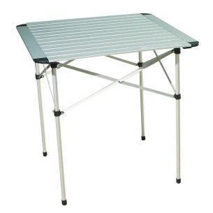 Table de camping pliante en aluminium pour 2 personnes