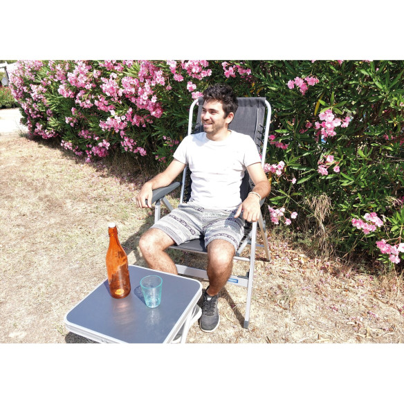 Fauteuil de camping en aluminium Primo – Gris Midland RG-078719