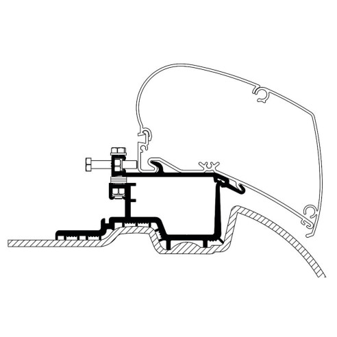 Adaptateur Crafter Mercedes Sprinter de 2007 à Thule RG-482186