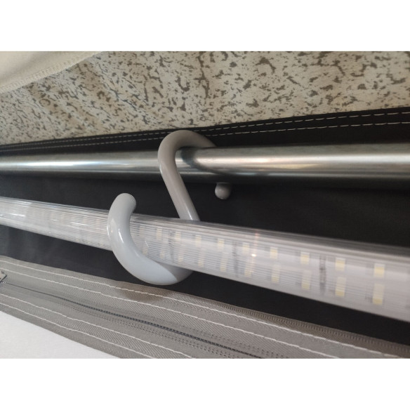 Lampe tube à suspendre Lumino pour auvent Soplair RG-122152