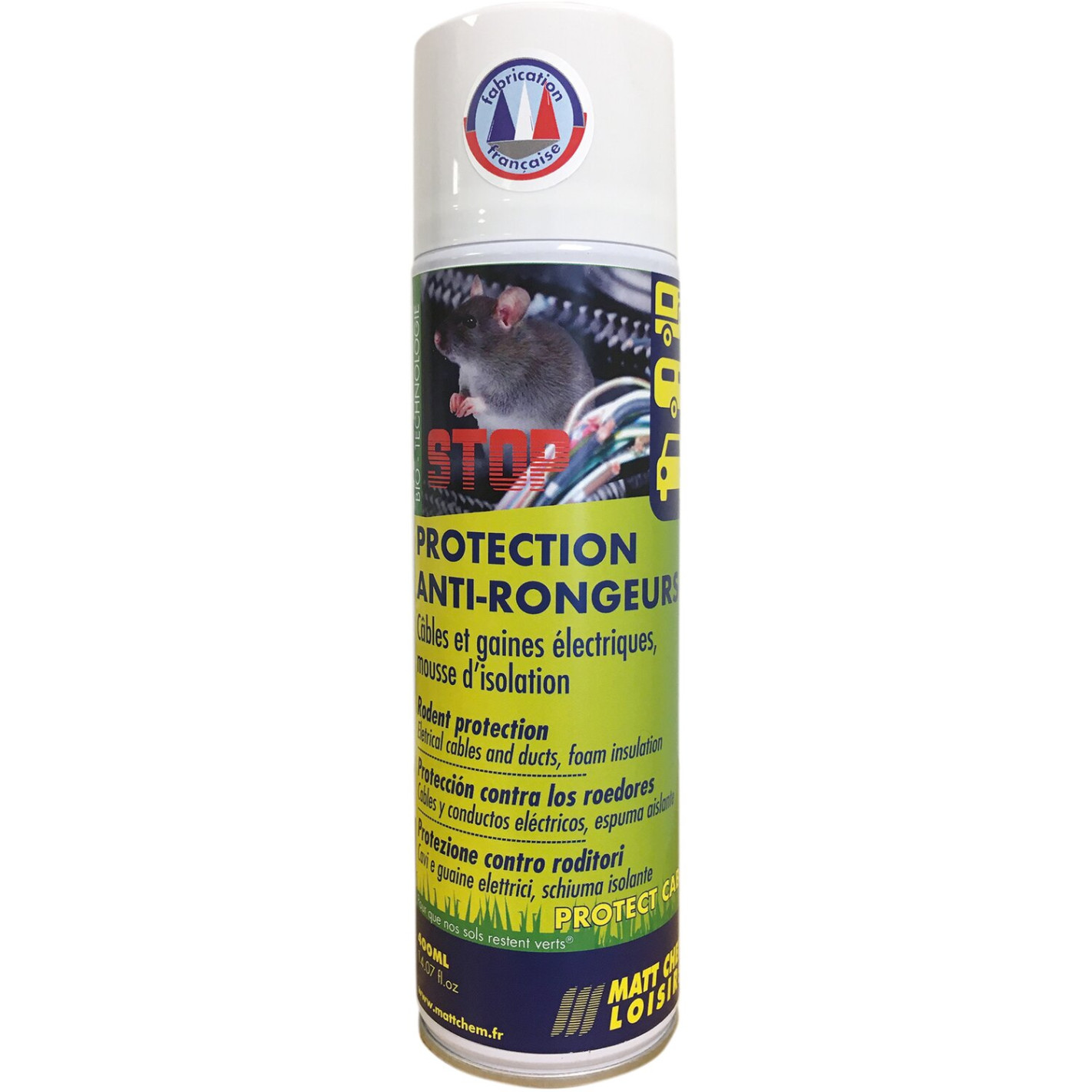 Spray répulsif anti-rongeurs MATT CHEM RG-201132