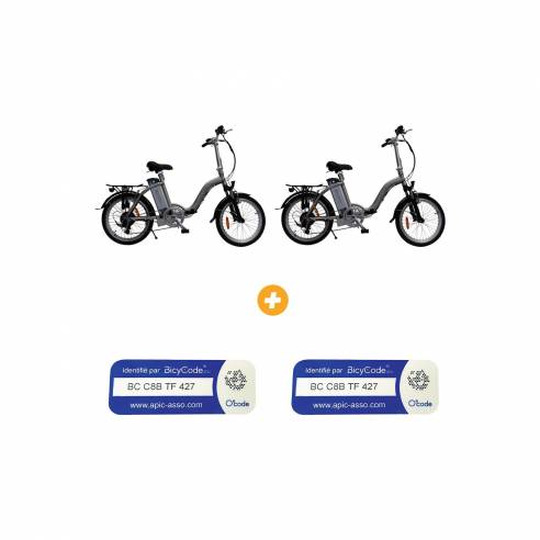 Pack de deux vélos à assistance électrique Voltee RG-BQLD1253