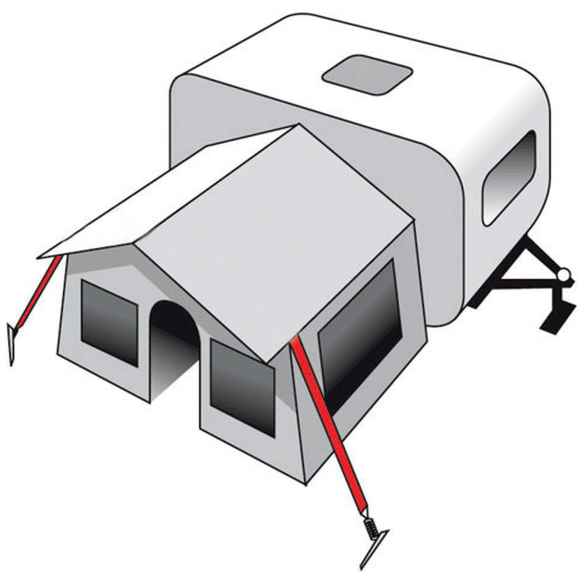 Sangles d'arrimage anti-vent universelles et SummerLine RG-386090