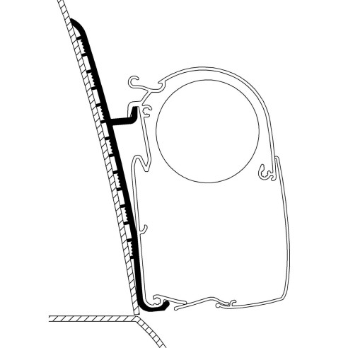 Adaptateur Renault Master High Roof pour Stores Thule RG-482174