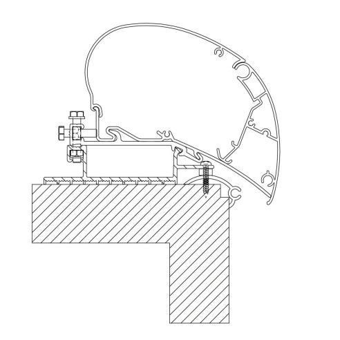 Adaptateur Roof Top pour Stores Omnistor Thule RG-482120