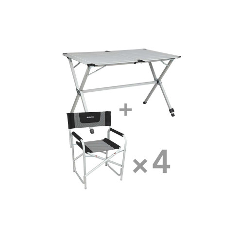 Pack Relax table et fauteuils pour camping pour 4 personnes - Just4Camper  RG-BQLD386