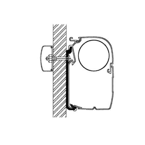 Adaptateur plat pour Stores 4900/5200/8000 Thule RG-481135