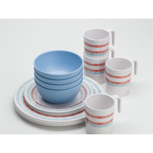 Pack vaisselle JUST STRIPES 16 pièces  RG-914515