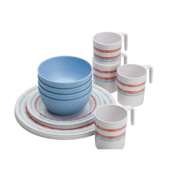 Pack vaisselle JUST STRIPES 16 pièces  RG-914515