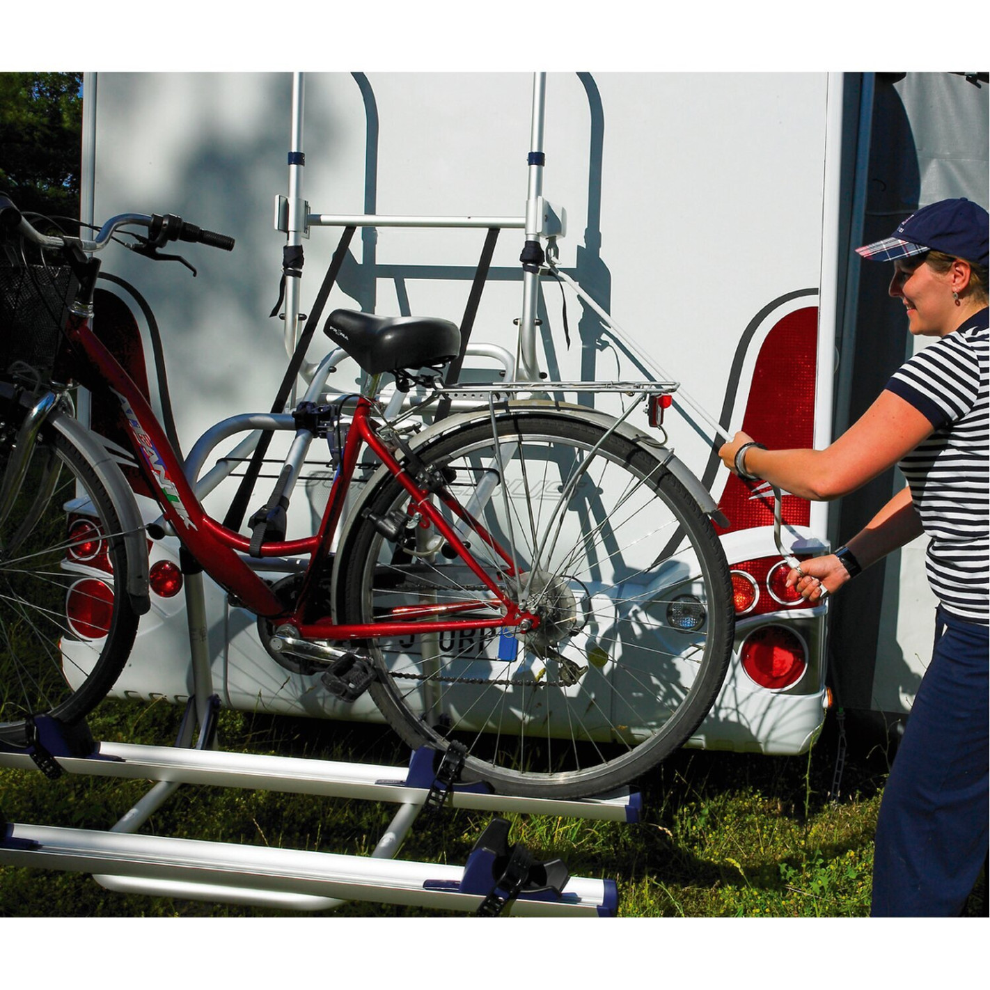 Bâche porte vélo pour camping car - Équipement caravaning