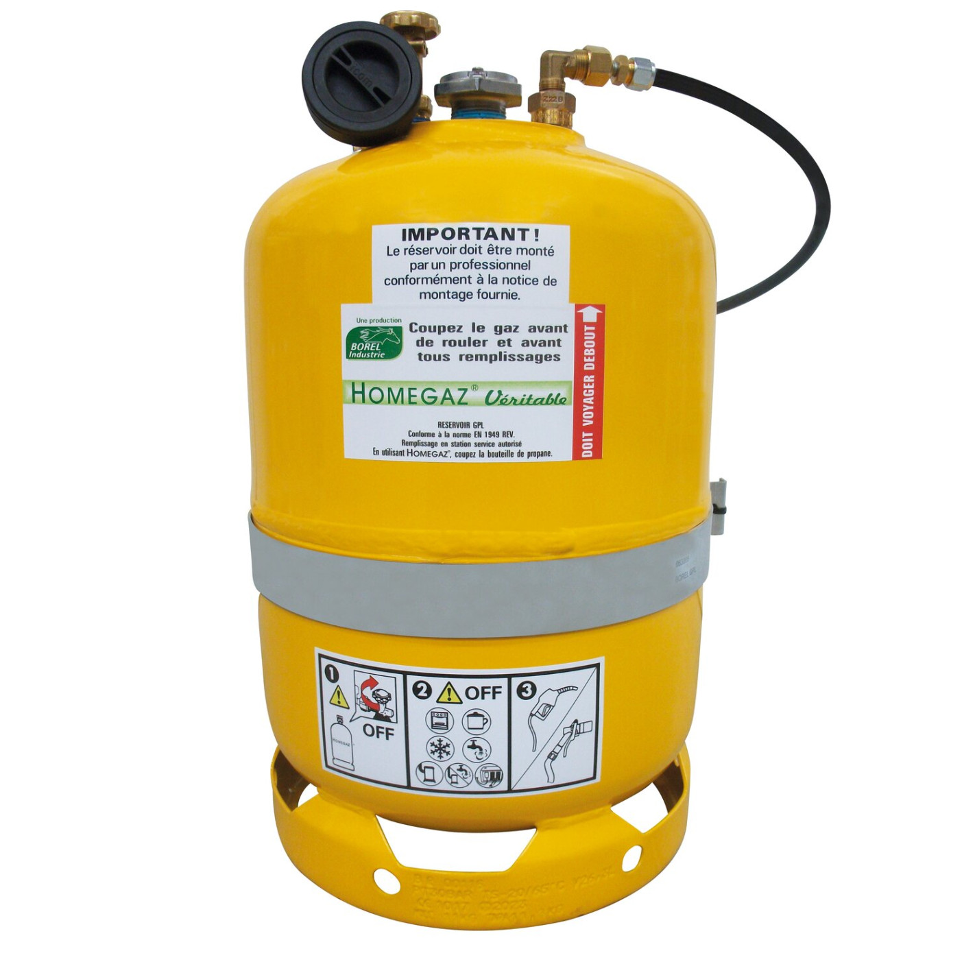 Bouteille de gaz LPG Gaslow rechargeable 2.7KG