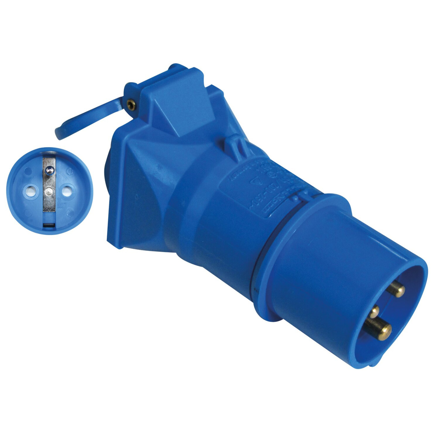 Adaptateur mâle CEE 17 - femelle type E HABA RG-357202