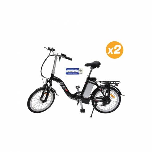 2 vélos à assistance électrique Classic E-scape RG-BQLD1268