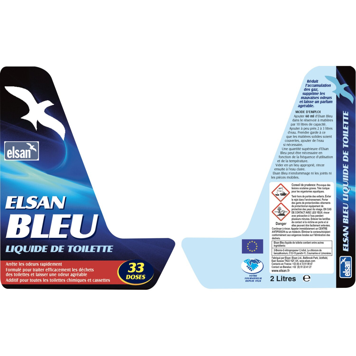 PRODUIT Elsan® Nettoyant Cuvettes WC 750ml