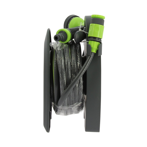 Tuyau d'eau 10 m avec mini enrouleur Optima RG-121526