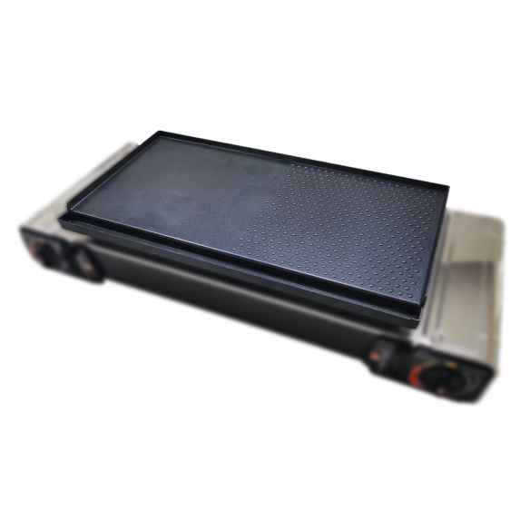 Plancha / Grill pour réchaud à gaz portable 2 Incasa RG-215738