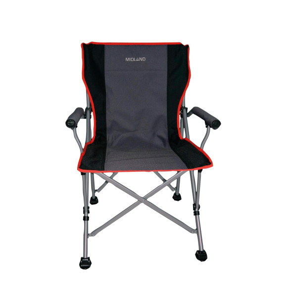 Chaise de camping pliante Easy Life Gris - Midland RG-071866