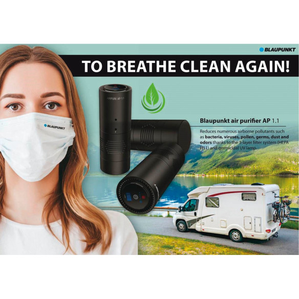 Purificateur d'air nomade 12 V Blaupunkt RG-915791